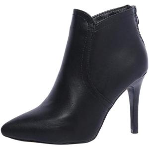 ネユーズ とんがり ショート ブーティ アンクル 丈 ブーツ ピン ヒール シューズ ハイヒール