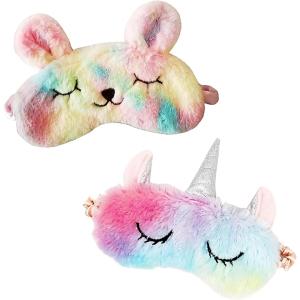 アイマスク 2種 セット かわいい 飛行機 子供 睡眠用