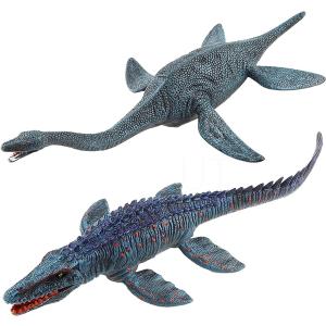 海 恐竜 おもちゃ フィギュア モササウルス プレシオサウルス 2体セット｜スピード発送 ホリック