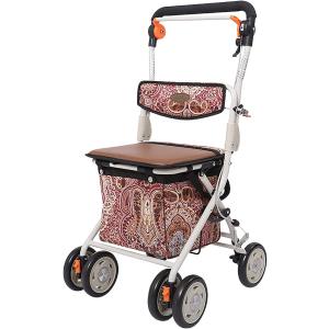 歩行器 シルバーカー アルミ製 折りたたみ 軽量 コンパクト 手押し車
