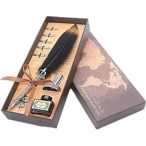羽ペン 羽根ペン セット つけぺん アンティーク 結婚式 インク別売り