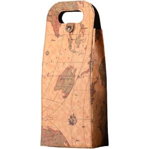 クラッシック調 ワインバッグ シャンパン ボトルバッグ 収納 ケース 持ち運び 手提げ袋 W094