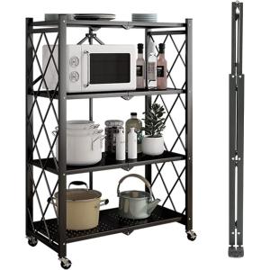 スチールラック 収納棚 キッチンラック 収納ラック 高さ調整可能