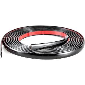 車用モール マルチモール ボディー バンパー 保護 フェンダーモール クロムメッキ インテリア 黒(...