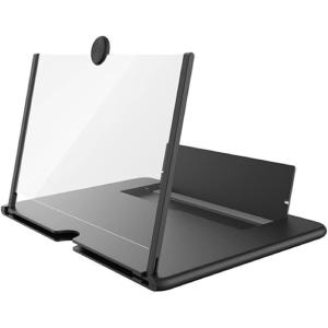 スマホスタンド 拡大鏡 スクリーンアンプ HD 4〜5倍 3D 携帯