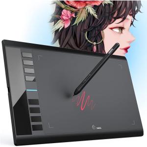 ペンタブ 10x6インチ M708 ペンタブレット 板タブ ショートカットキー8個