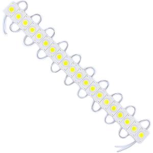 連結 LED ライト 24V COB トラック タイヤ灯 アンダー サイド マーカー 20個セット(ホワイト, 20コマ(20個))