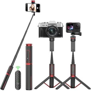 自撮り棒 Bluetooth セルカ棒 三脚/一脚兼用 0.8m GoPro対応 (0.8m GoPro対応)