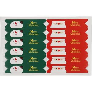 クリスマス ギフトシール ステッカー 120枚 ラッピング