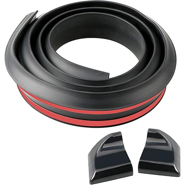 エアロパーツ リアスポイラー テールゲートスポイラー ルーフスポイラー ロアスカート (ツヤ消し黒,...