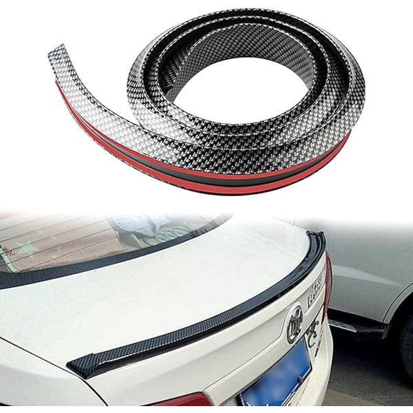 エアロパーツ リアスポイラー テールゲートスポイラー ルーフスポイラー ロアスカート (カーボン調,...