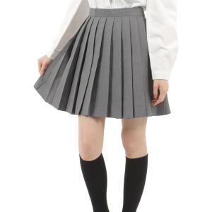 グレー プリーツスカート Ｌ TEENS EVER 16SS 無地 プリーツスカート(グレー Lサイズ