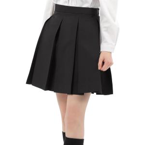 ボックス プリーツスカート 学生 制服 箱ヒダ スクール 女子高生 e456
