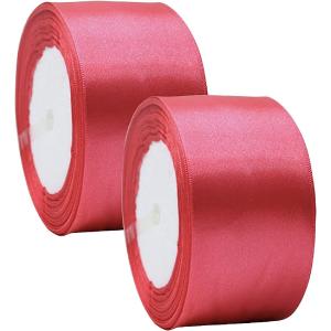 リボン ギフトパッケージ ウェディング デコレーション DIY ワイドリボン 5CM 2個セット MDM