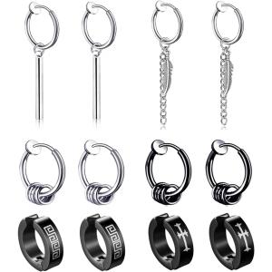 ピアス イヤリング メンズ フェイクピアス 6種 12セット