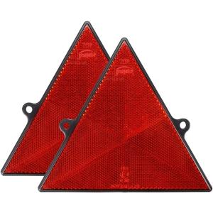 三菱　ジープ　リフレクター　反射板 三角リフレクター 反射板（赤色）SYS Eマーク付（017080） : 鈴木部品2