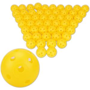 ゴルフ練習用 穴あきボール 飛びすぎない プラスチック素材 軽量設計 スイング練習