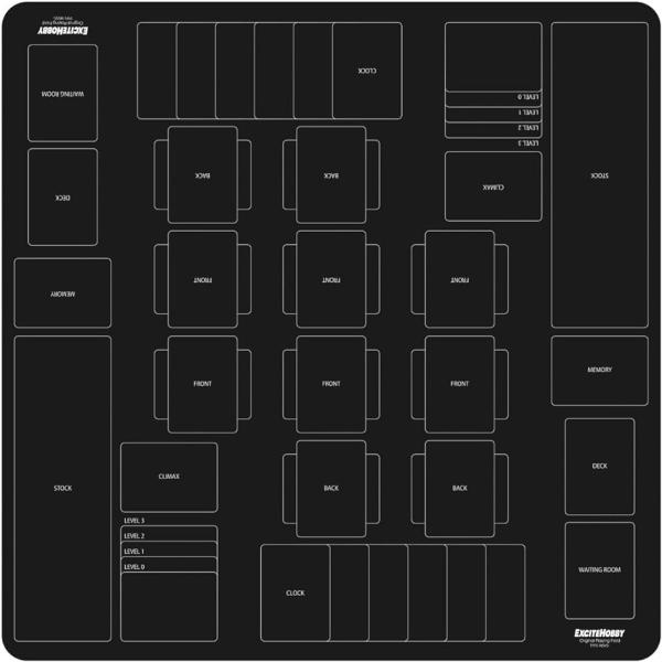 EXCITE HOBBY プレイマット シンプルデザイン カードゲーム ラバーマット バトルフィール...