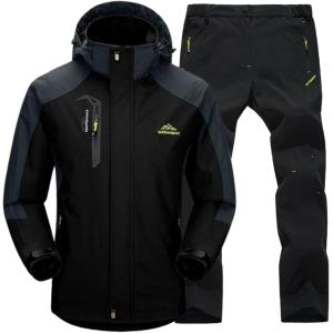 アウトドアジャケット 上下セット メンズ ウェア 登山服 マウンテン