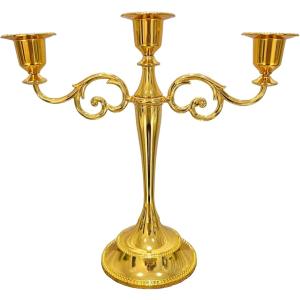 3本立てアンティーク調キャンドルホルダー