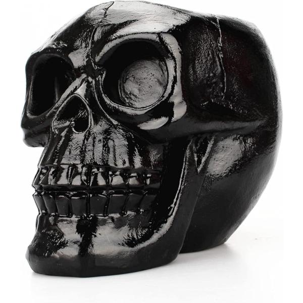 マルチスタンド ドクロ ペン メイク ブラシ 卓上 かっこいい おしゃれ インテリア 小物入れ 頭蓋...