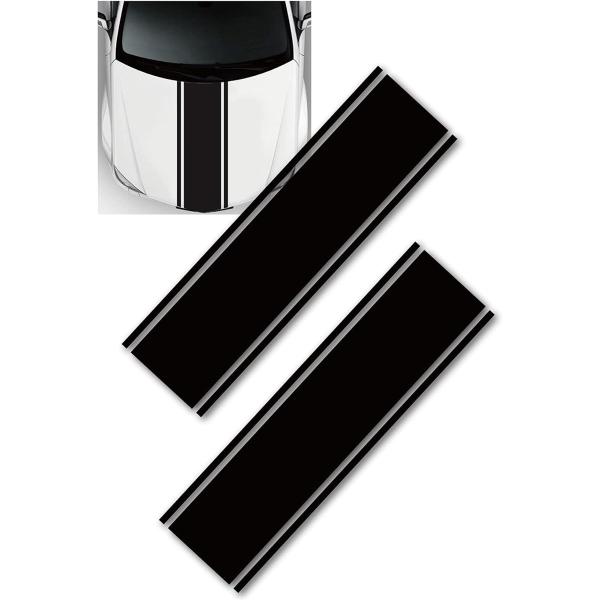 morytrade ボンネット ステッカー ストライプ ボディ シール 車 自動車 120ｘ25 2...