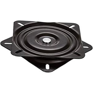 回転盤 ベアリング ブラック 6.5インチ 椅子 テーブル用 ターンテーブル 修理 交換 座椅子 回転台座 (ブラック 6.5インチ)