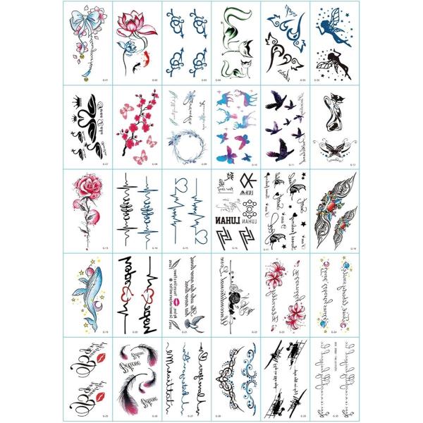 タトゥーシール ボディーシール 30枚セット 防水 TATTOO 入れ墨シール(3)