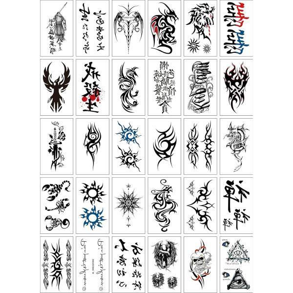 タトゥーシール ボディーシール 30枚セット 防水 TATTOO 入れ墨シール(12)