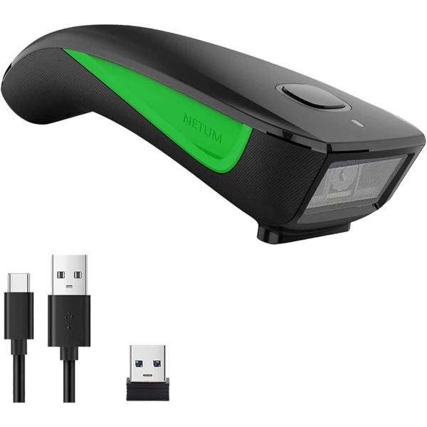 【互換品】 C740ミニバーコードスキャナー Bluetooth 2.4Gワイヤレス 有線3-in-...