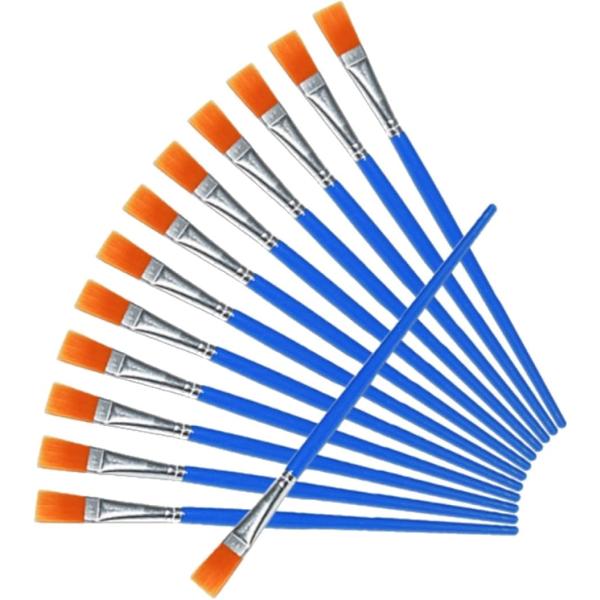 絵筆 大容量 使い捨て プラモデル 油絵 水彩画 フィギュア 80本セット(ブルー)