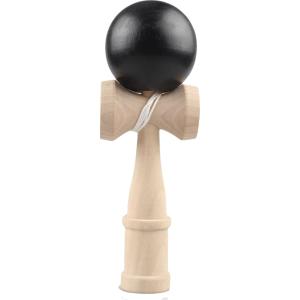 けん玉 ケン玉 剣玉 Kendama おしゃれ 競技用 おもちゃ 6歳以上 黒色(ブラック,  ワン...