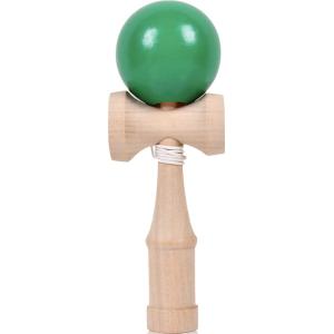 けん玉 ケン玉 剣玉 Kendama おしゃれ 競技用 おもちゃ 6歳以上 緑色(グリーン,  ワン...