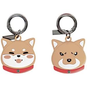 MIRAI AirTagケース 2個セット かわいい 柴犬キャラクター