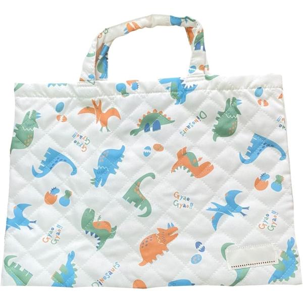 レッスンバッグ ポケット付き 絵本バッグ 手作り風 男の子 絵本袋 手さげ おけいこバッグ 帆布 女...