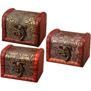 小物入れ 木製 収納 アンティーク 小箱 ふた付き レトロ 財宝 オシャレ