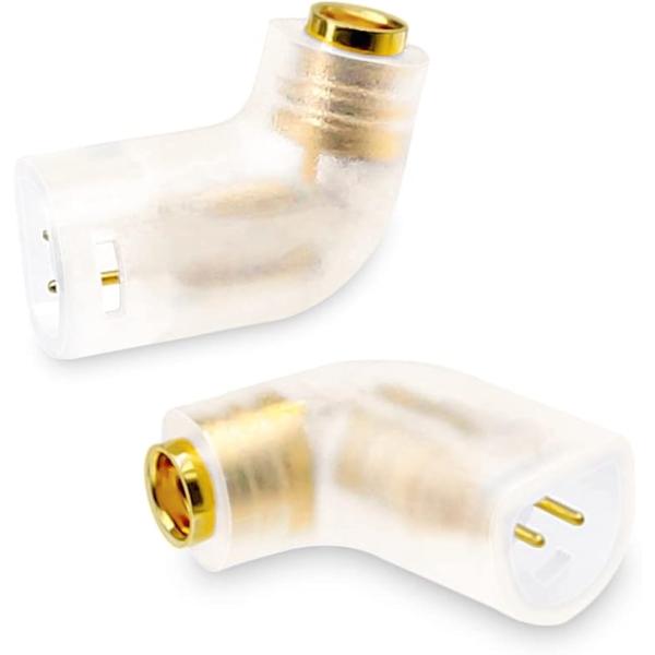 GIE80MMCX 変換コネクター コネクターキット 2Pinコネクタ オス( 透明,  IE80用...