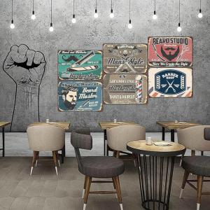 激安の アメリカン 雑貨 レトロ ブリキ 看板 壁飾り ヴィンテージの装飾 インテリア 6枚セット Mdm ｃ02 約x30cm Cms Verygoodlight Com