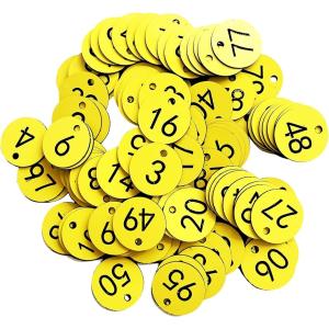 番号札 プラスチック 番号タグ ナンバー札 ロッカー