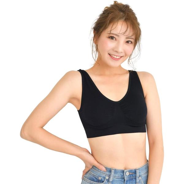 Smile LaLa スポブラ スポーツブラ ナイトブラ ノンワイヤー ブラジャー 女性 レディース...