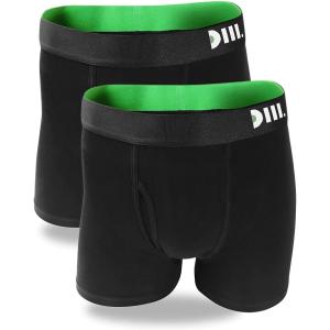 安心パンツ 男性用 ボクサーパンツ バレない 尿ジミ対応 消臭抗菌 ブラック 2枚 BB10 M( ブラック 2枚（BB10）,  M)