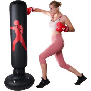 サンドバッグ 自宅用 空気式 エクササイズ ストレス解消