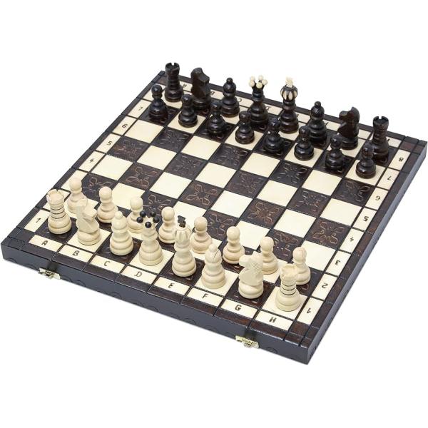 ChessJapan チェスセット クラクフ 42cm 木製( マルチカラー)