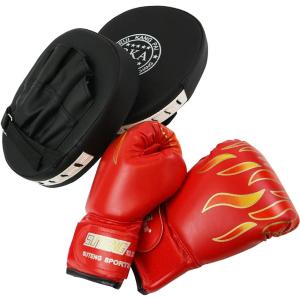 ペコモモワールド ボクシング 格闘技 親子セット 大人用ミット