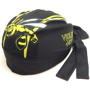 海賊 バンダナ 速乾 アウトドア 自転車 ジョギング バイク インナー キャップ(アングリーホーネット)