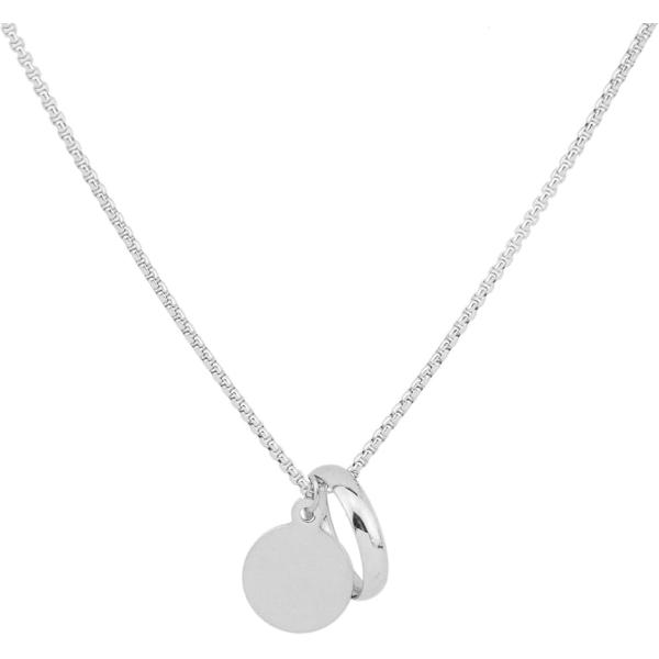 お洒落デザイン ネックレス リング付き メンズ 韓国ファッション アクセサリー おしゃれ ステンレス...