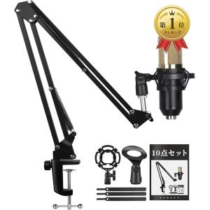 マイクスタンド 耐荷重2KG マイクアーム 調節可能 MDM(