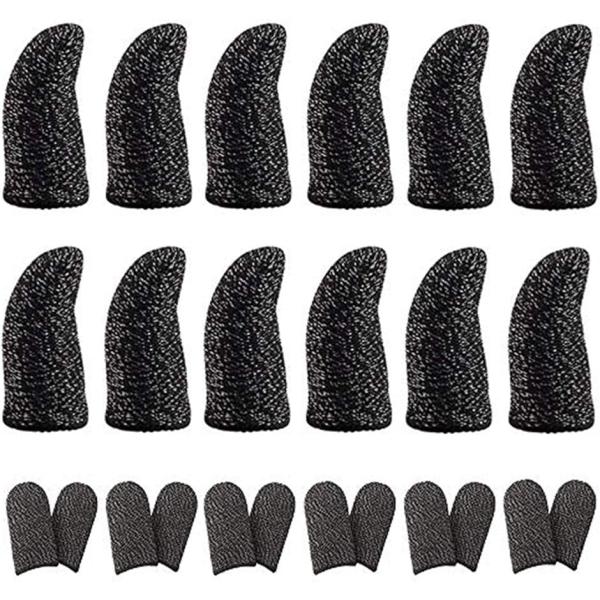 指サック 銀繊維 スマホゲーム 高感度 操作性アップ 手汗対策 超薄 iPhone Android ...