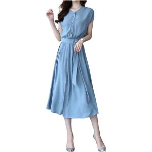 水色 ワンピース 夏 レディースファッション の商品一覧 ファッション 通販 Yahoo ショッピング