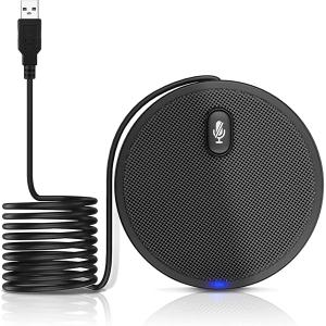 Usbマイク Pcマイク 卓上マイク 高感度マイク タッチミュートボタン 360 全指向性 集音 エコー除去 最大3m ブラック ホリック Paypayモール店 通販 Paypayモール